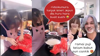 Ridzokumura tunjuk isteri Jepun dia huru hara buat sushi 😂