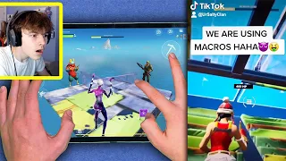 I Caught my TIKTOK Clan CHEATING in Fortnite Mobile...