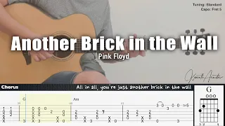 Another Brick in the Wall - Pink Floyd | Fingerstyle Guitar | TAB + Chords + Lyrics