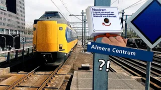 [EXTREEM] NS ICMm komt ZO HARD binnen op station Almere Centrum!