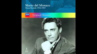 Mario Del Monaco Un dì all'azzurro spazio 1954 Audio HQ