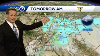 Big winter storm moves into northern New Mexico today, Albuquerque overnight