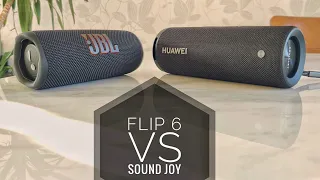 JBL FLIP 6 VS HUAWEI SOUND JOY "WICH ONE IS THE BEST?!"