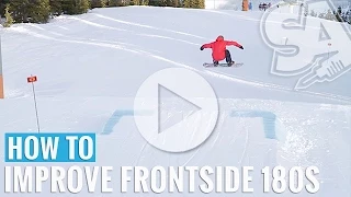 How To Improve Frontside 180's On A Snowboard
