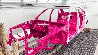 Полная реставрация Audi s4 АКАДЕМИКА / НОВЫЙ ЦВЕТ