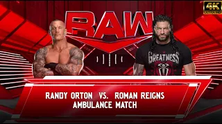 (PC) WWE 2K24-AMBULANCE MATCH | RANDY ORTON VS ROMAN REIGNS | ULTRA Graphics Gameplay [4K 60FPS HDR]