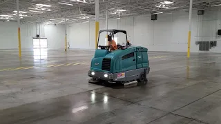 Cleaning 100,000 Sq. Ft. Of Warehouse Concrete. Macon, Ga. @Aspenpowerwashing