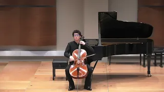 G. Ligeti: Sonata for Solo Cello / Cello: Ken Kaneda (19 years)