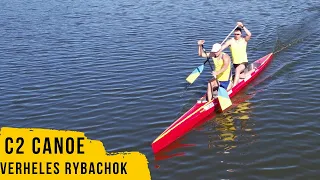 Тренування в каное двійці Вергелес/Рибачок, підготовка до Чемпіонату Світу 2022