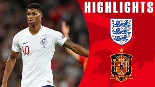 England 1-2 Spain |  Last-minute Equaliser Controversially Ruled Out | Official Highlights