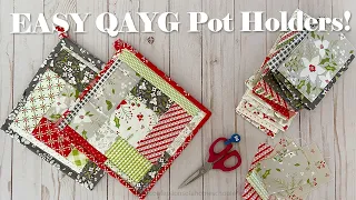 EASY Quilt As You Go ~ Pot Holder Tutorial! // VLOGMAS 17