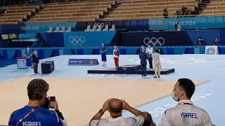 Rhythmic gymnastics award moment Tokyo Olympics 2021