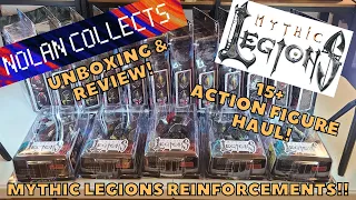 Mythic Legions Reinforcements!! EPIC 15+ Action Figures Unboxing & Review!!
