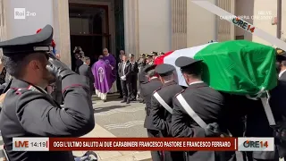 In centinaia ai funerali di Francesco Pastore e Francesco Ferraro - Ore 14 del 09/04/2024