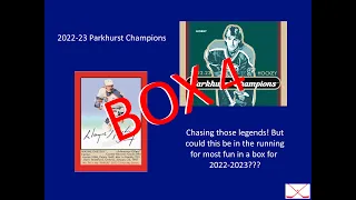 2022-23 Parkhurst Champions - Box 4 of 4