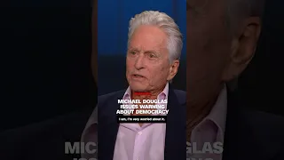 Michael Douglas issues warning about democracy