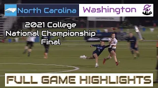 North Carolina vs Washington | 2021 College National Championship Final | FULL GAME HIGHLIGHTS