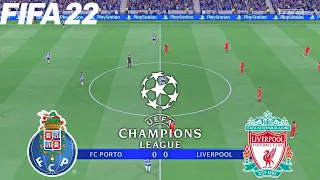 FIFA 22 | FC Porto vs Liverpool - 2021/22 UEFA Champions League UCL - Full Match & Gameplay