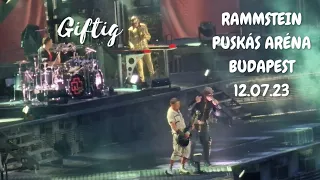 Giftig | Rammstein | Live Puskás Aréna Budapest | 12th July 2023