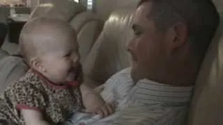 Baby Laughing at Daddy Sneezing