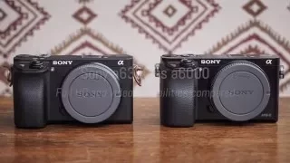 Sony a6300 vs a6000 - Full HD and video capabilities compared