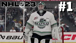 NHL 23 Be A Pro (Goalie) - EP1 - Start of the Memorial Cup Tournament
