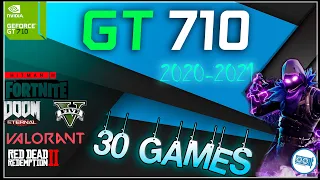 *NVIDIA GeForce GT 710 2gb in 30 GAMES   | 2020 - 2024