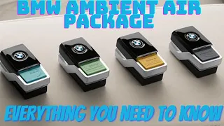 BMW Ambient Air package - How it works and how to install different scents