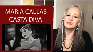 Voice Teacher Reaction to Opera Singer Maria Callas  - Casta Diva by Vincenzo Bellini