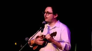 John Hodgman singing with ukelele on JoCoCruiseCrazy