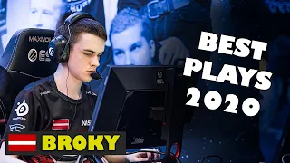 BEST OF BROKY | 2020 Highlights (Insane Clutches, AWP Plays & More) - CS:GO