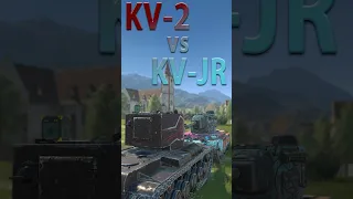 WOT Blitz Face Off || KV-2 vs KV-JR