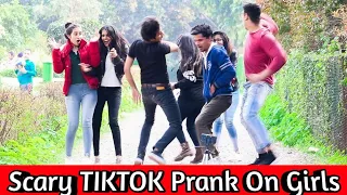 TikTok Prank On Girls || Scary TIKTOK prank || Prank in india || MindlessLaunde