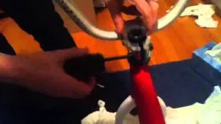 Bmx how to: integrated headset installation