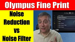 Olympus Fine Print: OM-D Noise Reduction vs Noise Filter Settings ep.259