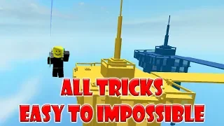 All tricks Easy to Impossible in Doomspire Brickbattle