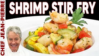 Easy & Quick Shrimp Stir Fry | Chef Jean-Pierre