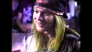 Guns + Roses ~ 1989 MTV Rocumentary ~ Axl Rose + Slash