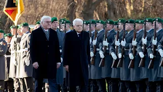 Berlino :  Mattarella incontra il Presidente della Repubblica Federale di Germania