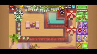 BTD6 - 2 Tower CHIMPS The Anti Bloon Prince of Darkness Resort - V27.3