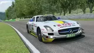 RaceRoom Racing Experience Multiplayer [HD] Spa-Francorchamps GP Mercedes-Benz SLS AMG GT3 replay