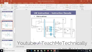 35- MIPS Pipeline Architecture with Latches | Load Word Instruction in Mips Pipelined Architecture