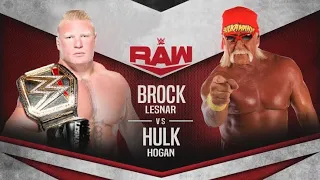 Brock Lesnar vs hulk Hogan