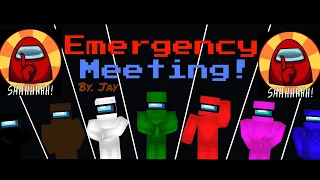 "Emergency Meeting!" Real Minecraft Among Us Animation (JayTheKnight) (Ft. Random Encounters)