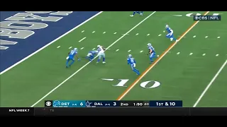 Dallas Cowboys BROWN FLIPS AN FUMBLES