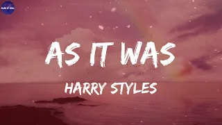 Harry Styles - As It Was (Lyrics) | You know it's not the same as it was
