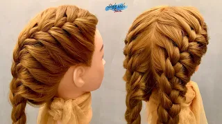 Braided Workout Hairstyle | Braid Hairstyle | Workout Hairstyle | Celeb Workout | Style with Sam