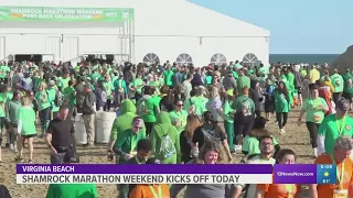 A staple of St. Patrick's Day weekend is here — The Shamrock Marathon