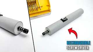 How To Make Rechargeable Screwdriver From DC Motor at Home