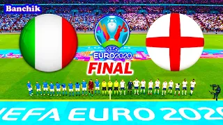 Italy vs England - Final UEFA EURO 2021 - Full Match & All Goals HD - PES 2021 Gameplay